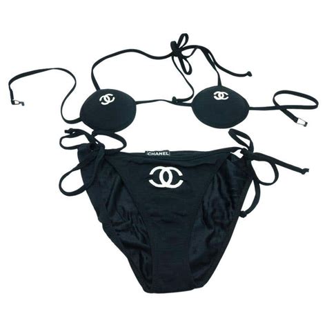 chanel bikini top|chanel swimsuits.